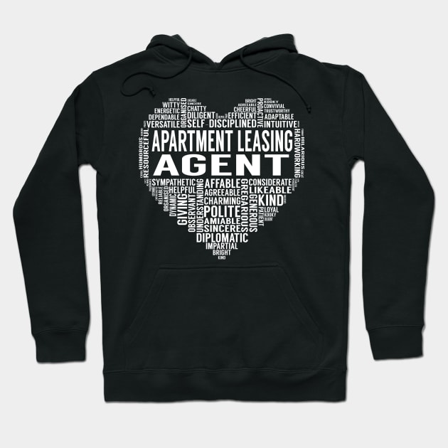 Apartment Leasing Agent Heart Hoodie by LotusTee